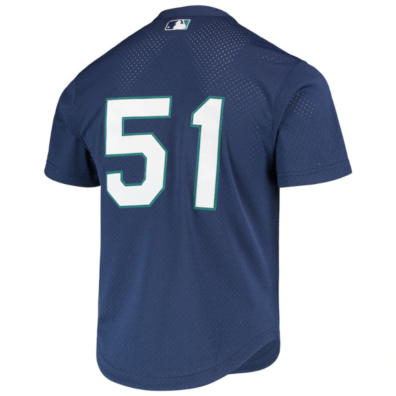 Men's Mitchell & Ness Ichiro Suzuki 2002 Seattle Mariners Mesh Batting  Practice Cooperstown Jersey