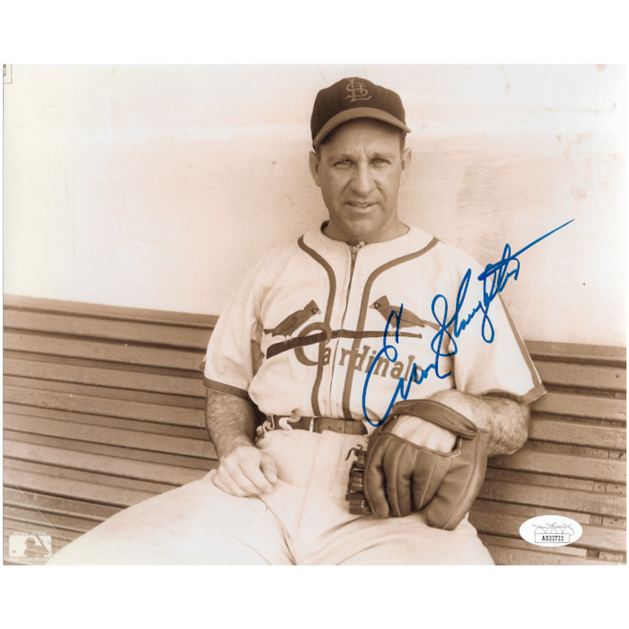 Stan Musial St Louis Cardinals Autographed Authentic Cooperstown Colle