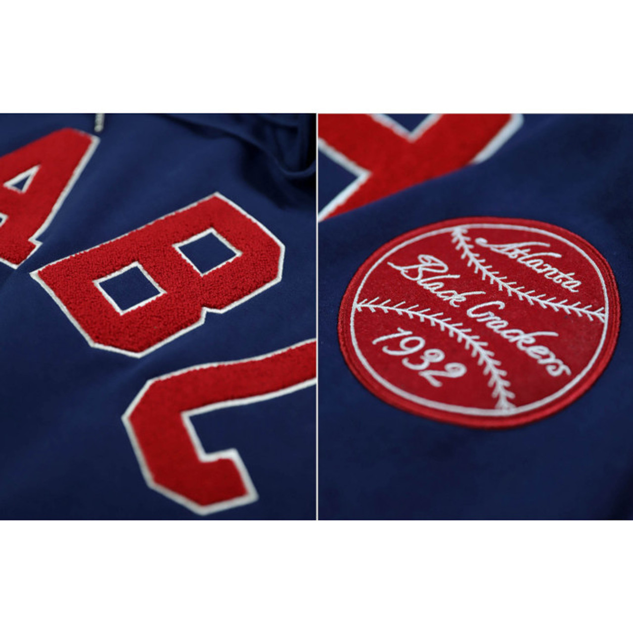 Atlanta Black Crackers Negro League Heritage Dark Royal Hooded Sweatshirt