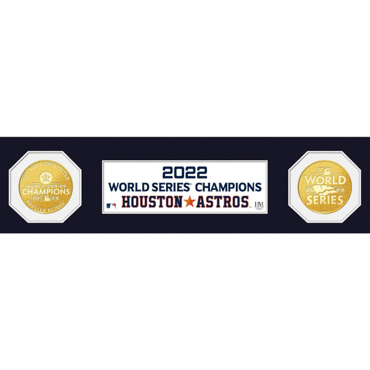 THE HOUSTON ASTROS WIN THE 2022 WORLD SERIES 19”x13” COMMEMORATIVE