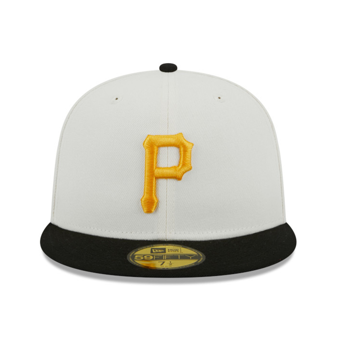 PITTSBURGH PIRATES VINTAGE 80s ROMAN THROWBACK LEATHER MLB FITTED HAT SIZE  7 1/4