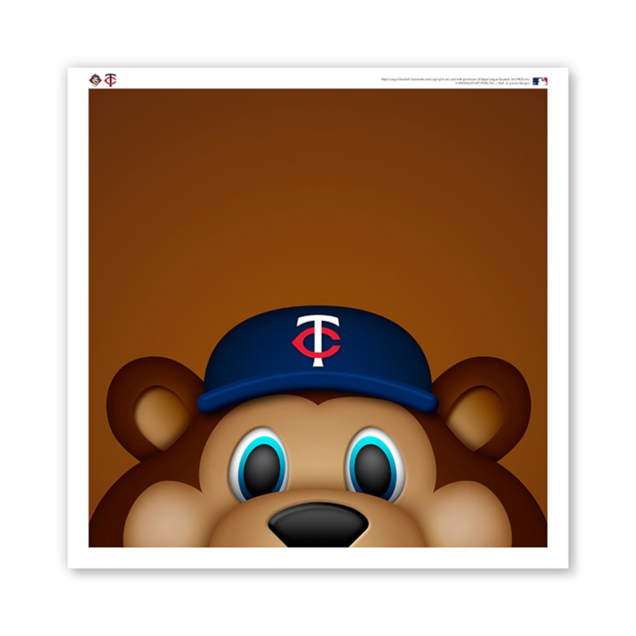 Play Ball! Cubs Baseball Mascot - Chicago Cubs - Magnet