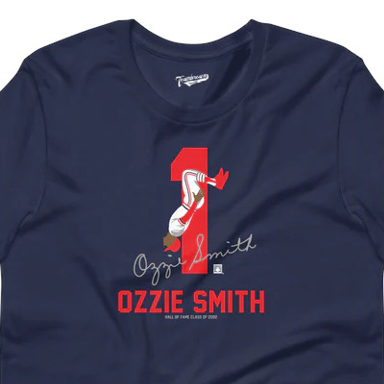 Ozzie Smith Men's Cotton T-shirt St. Louis Baseball 