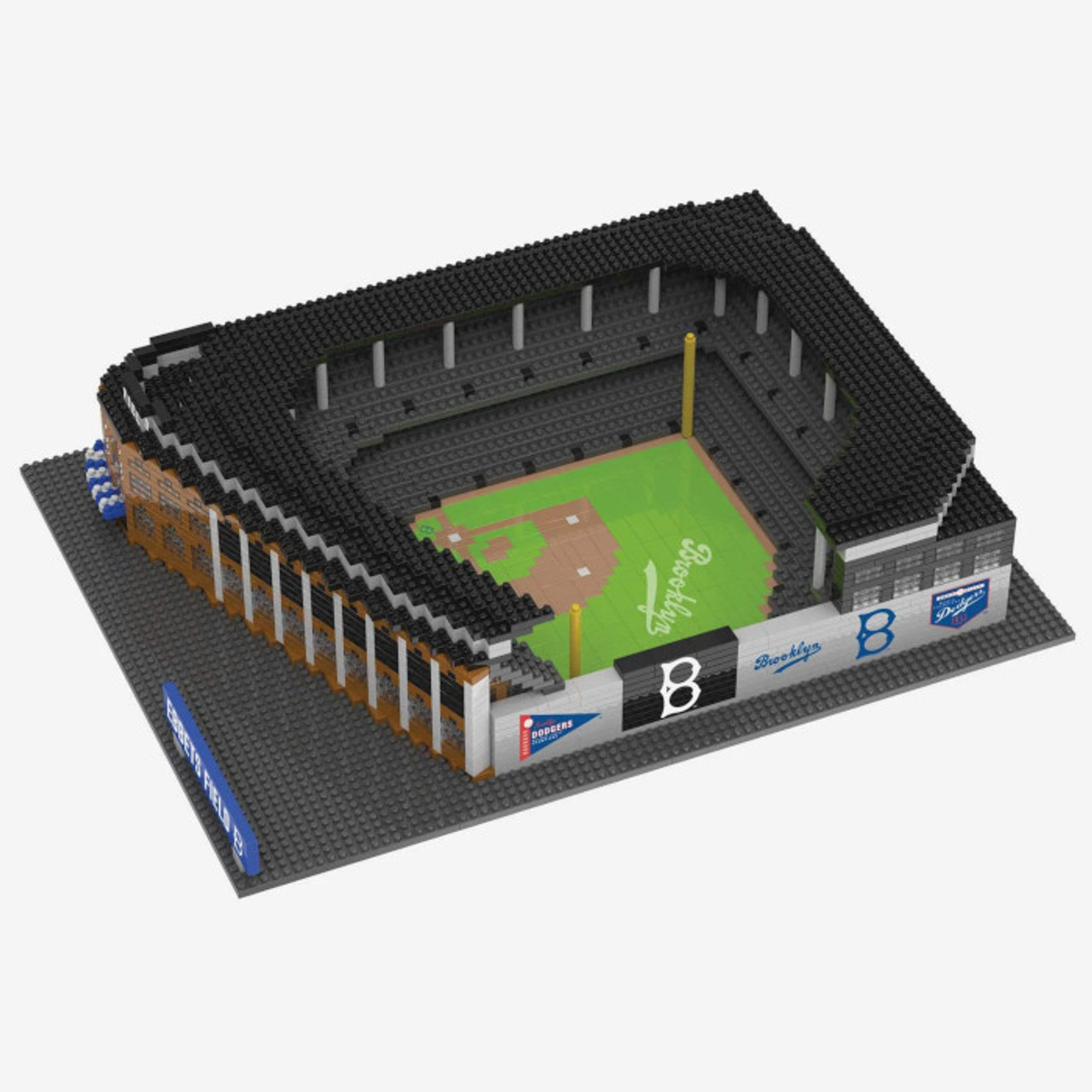 Brooklyn Dodgers Ebbets Field 3,045 Piece BRXLZ Stadium