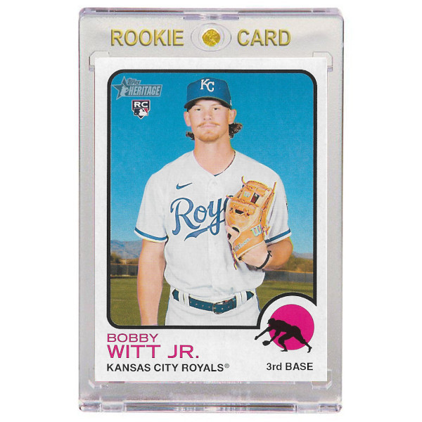 Bobby Witt Jr. Kansas City Royals 2022 Topps Heritage # 520 Rookie 