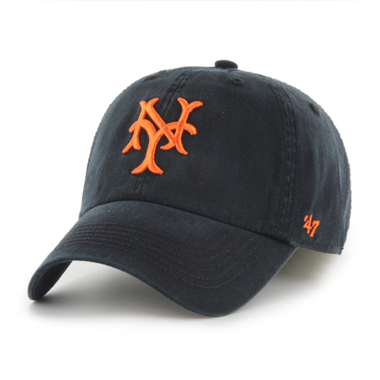 Brand York Collection Black Cooperstown Giants Men\'s Franchise Cap \'47 New