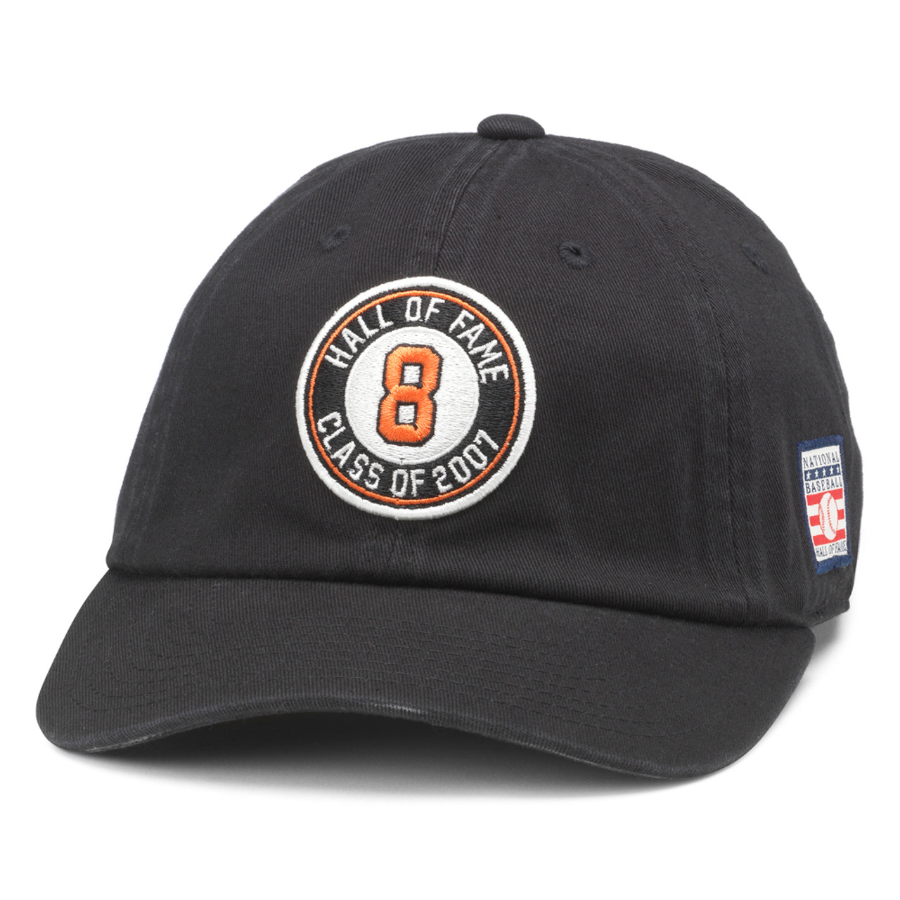 Men's Cal Ripken Jr. Signature and Jersey Number Black Adjustable Cap