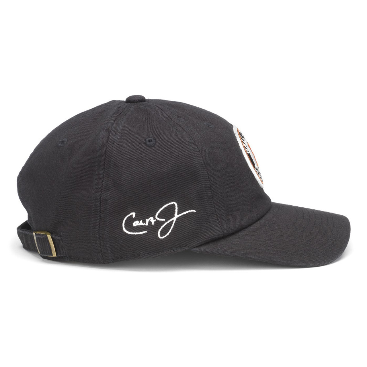 Men's Cal Ripken Jr. Signature and Jersey Number Black Adjustable Cap
