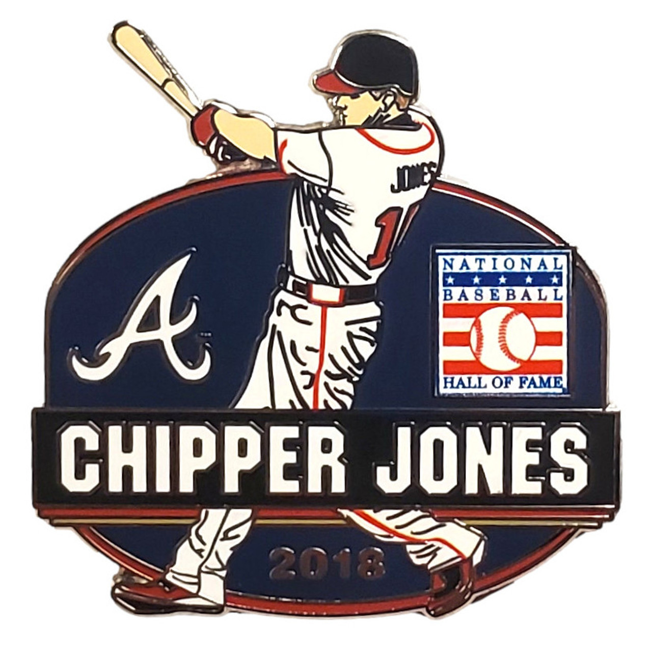 Top-selling Item] Atlanta Braves Chipper Jones 10 Cooperstown