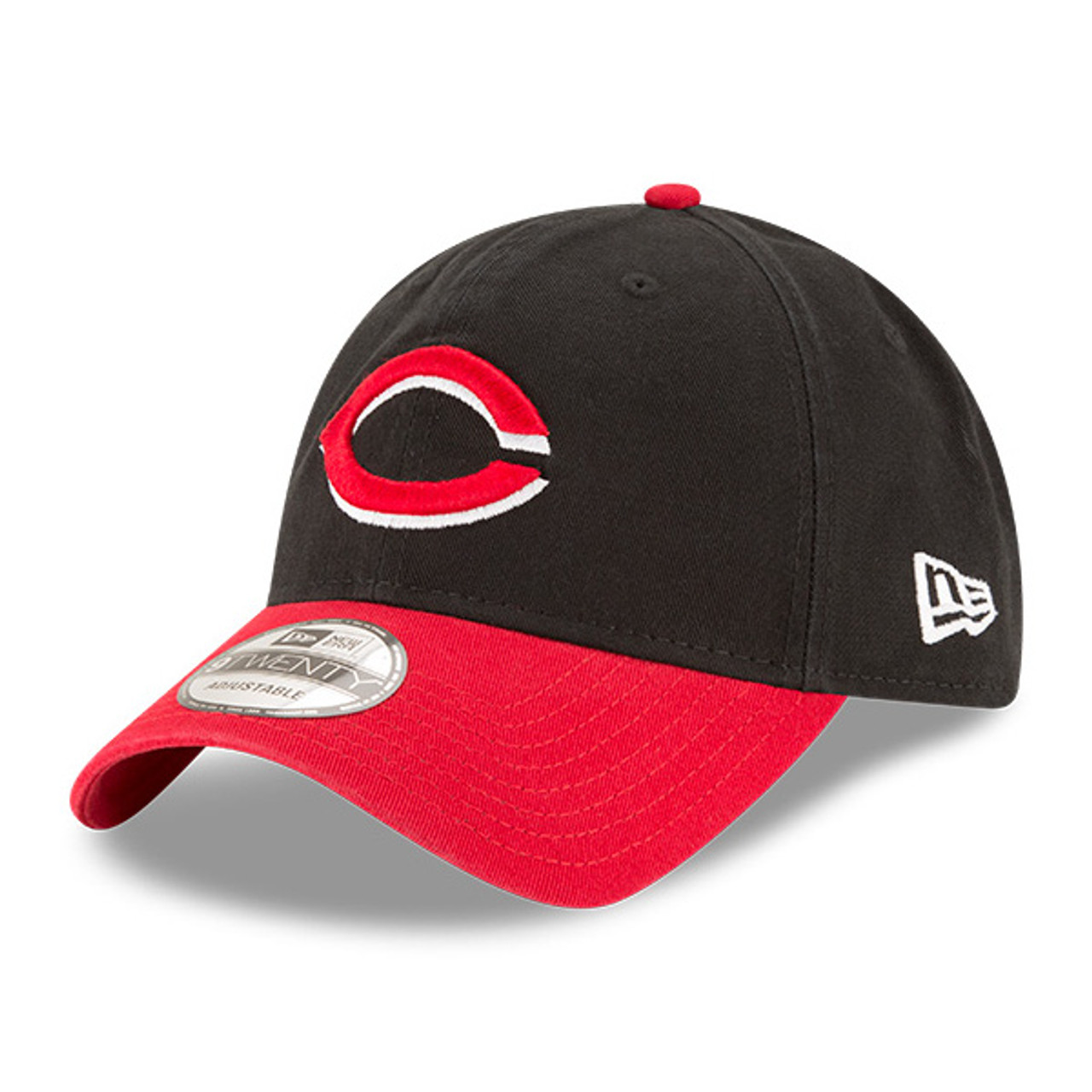 Men's New Era Cincinnati Reds Core Classic 9TWENTY Alternate Black  Adjustable Cap with Red Visor