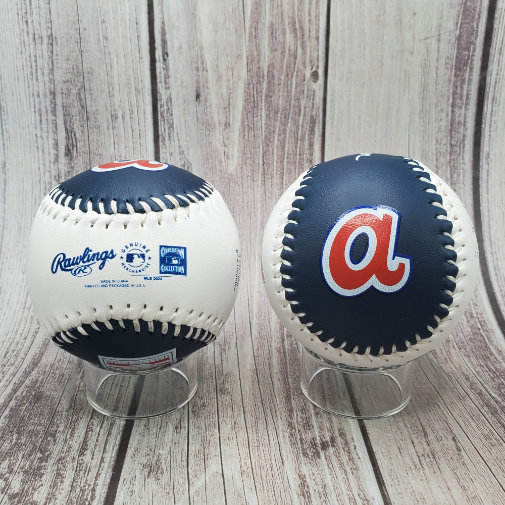 Hank Aaron Atlanta Braves Hall of Famer Name & Number Baseball