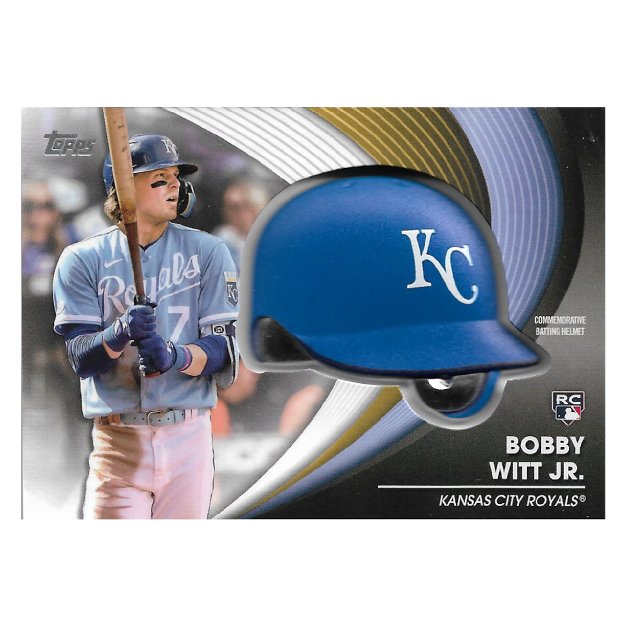 Bobby Witt Jr. Kansas City Royals 2022 Topps Update Commemorative Batting  Helmet Rookie Card