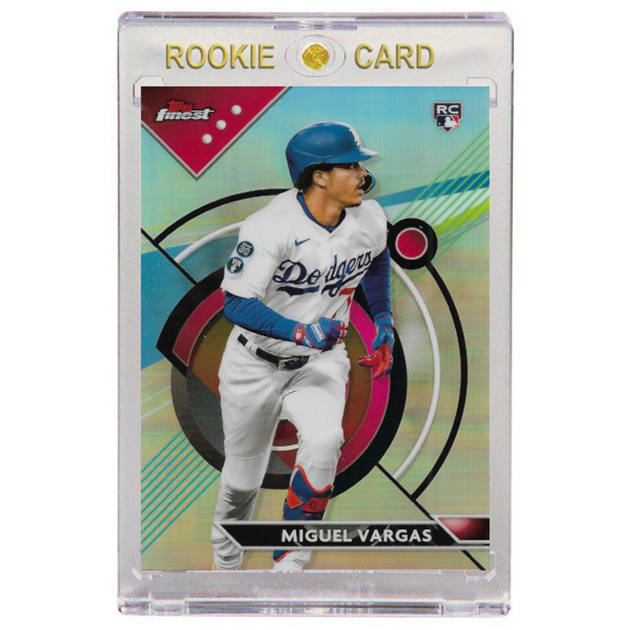 Miguel Vargas Los Angeles Dodgers 2023 Topps Finest Refractor # 33 Rookie  Card