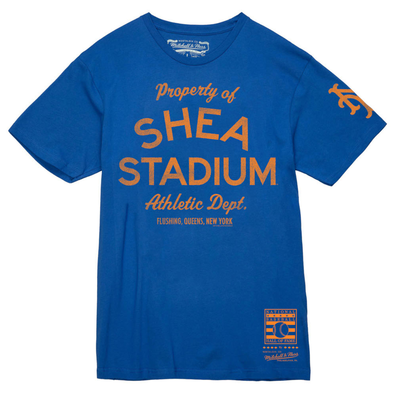 Men’s Mitchell & Ness Property of Yankee Stadium Grey T-Shirt