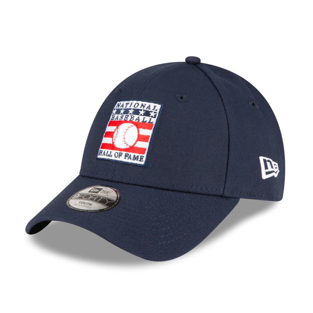 Youth New Era Baseball Hall of Fame Embroidered Logo Navy 9FORTY