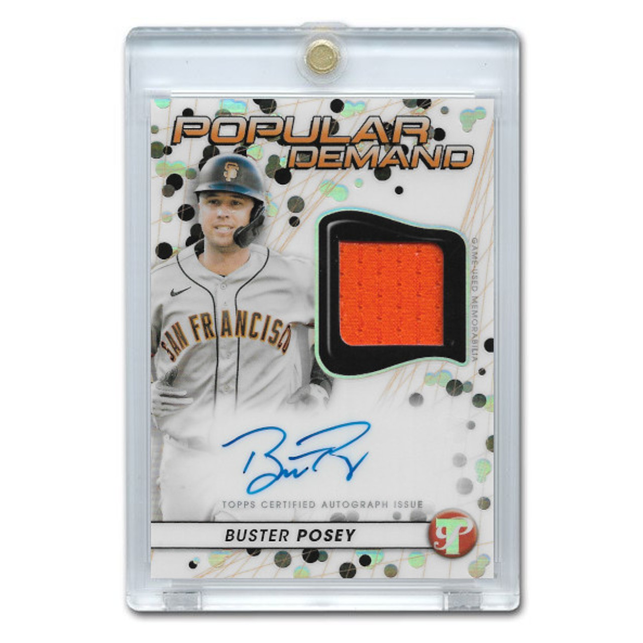 Buster Posey Autographed Card 2023 Topps Pristine Popular