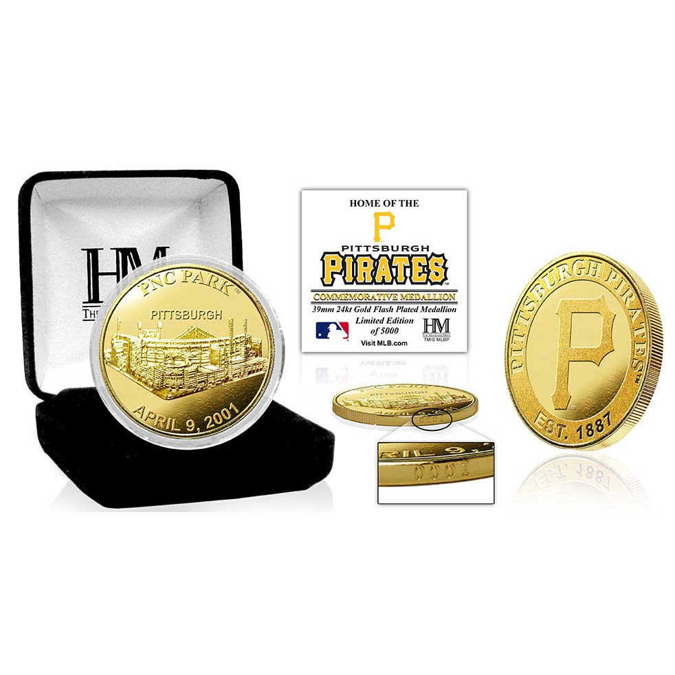 PNC Park 24kt Gold Flash Plated Limited Edition Mint Coin