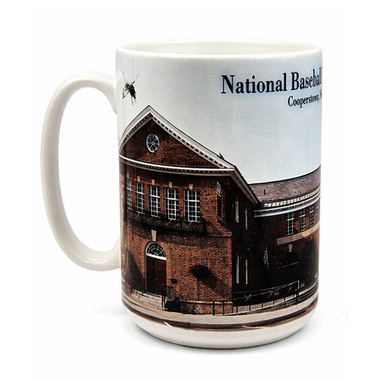 Baseball Hall of Fame 15 oz Wraparound Building Image Mug