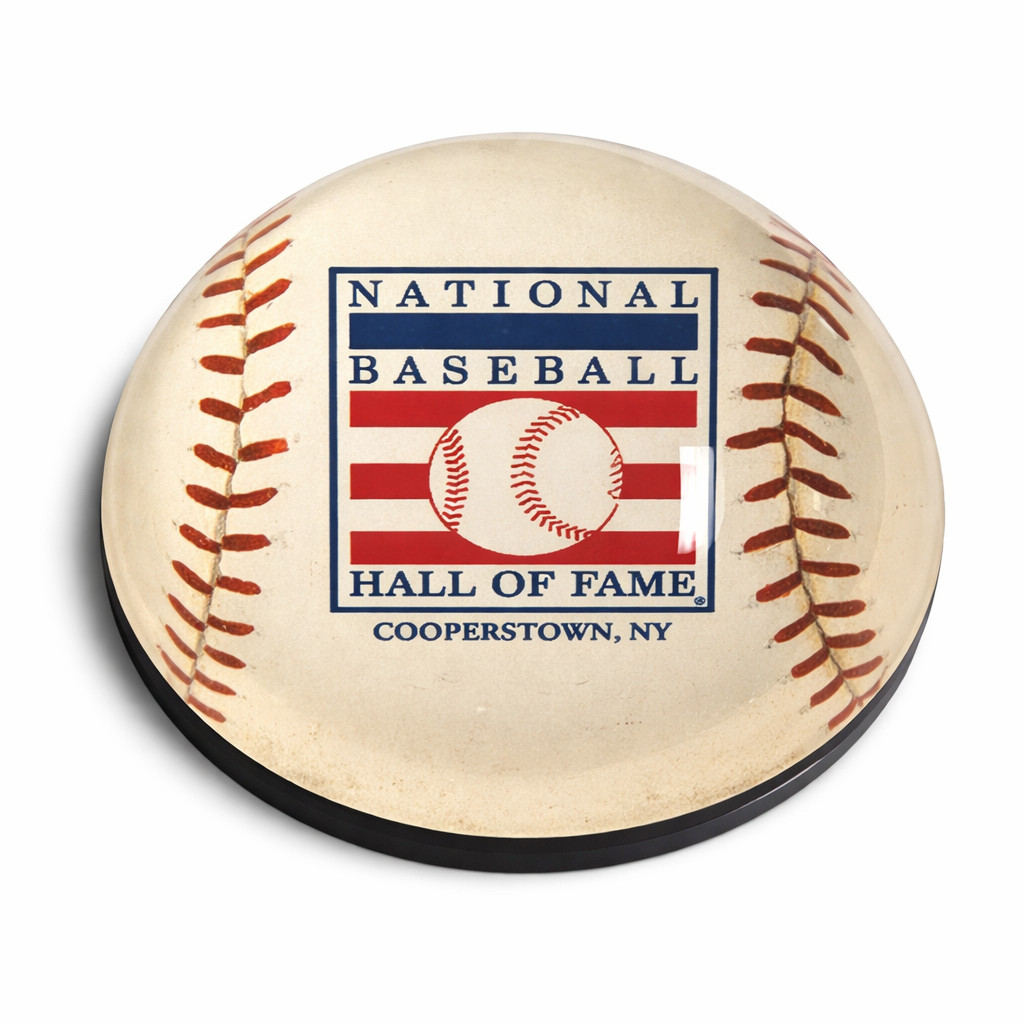 Baseball Hall of Fame Crystal Baseball Magnet