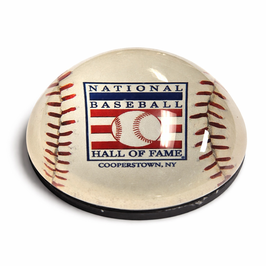Baseball Hall of Fame Crystal Baseball Magnet
