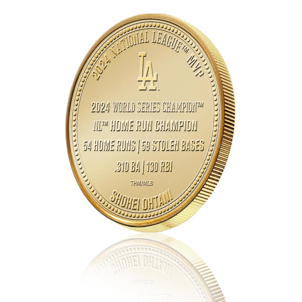 Shohei Ohtani 2024 National League MVP 39mm Bronze Coin Limited Ed 