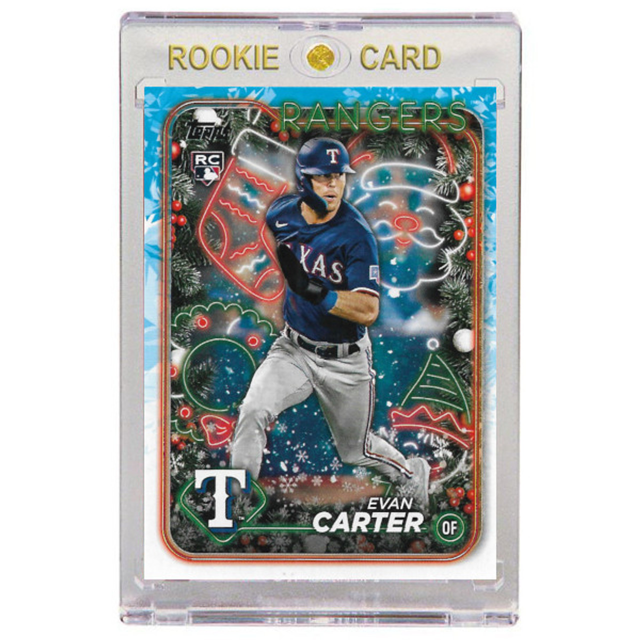 Evan Carter Texas Rangers 2024 Topps Holliday # H141 Rookie Card