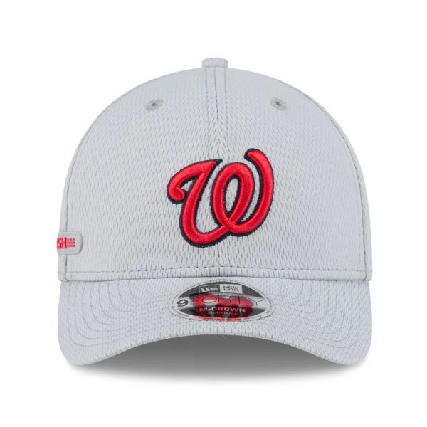New Era Washington Nationals キャップ Men's New Era Washington Nationals Gray 2025 MLB Clubhouse 9FORTY