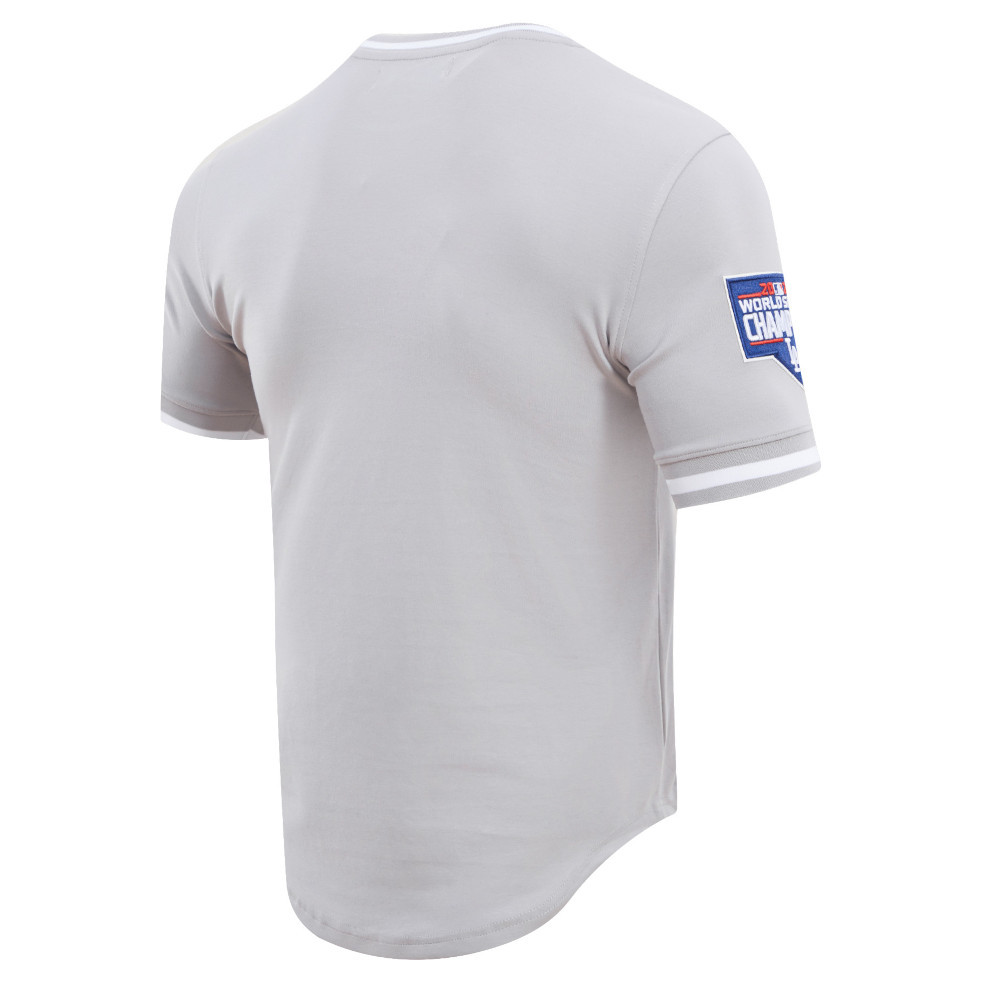 Men's Pro Standard Los Angeles Dodgers Classic Chenille Grey T-Shirt