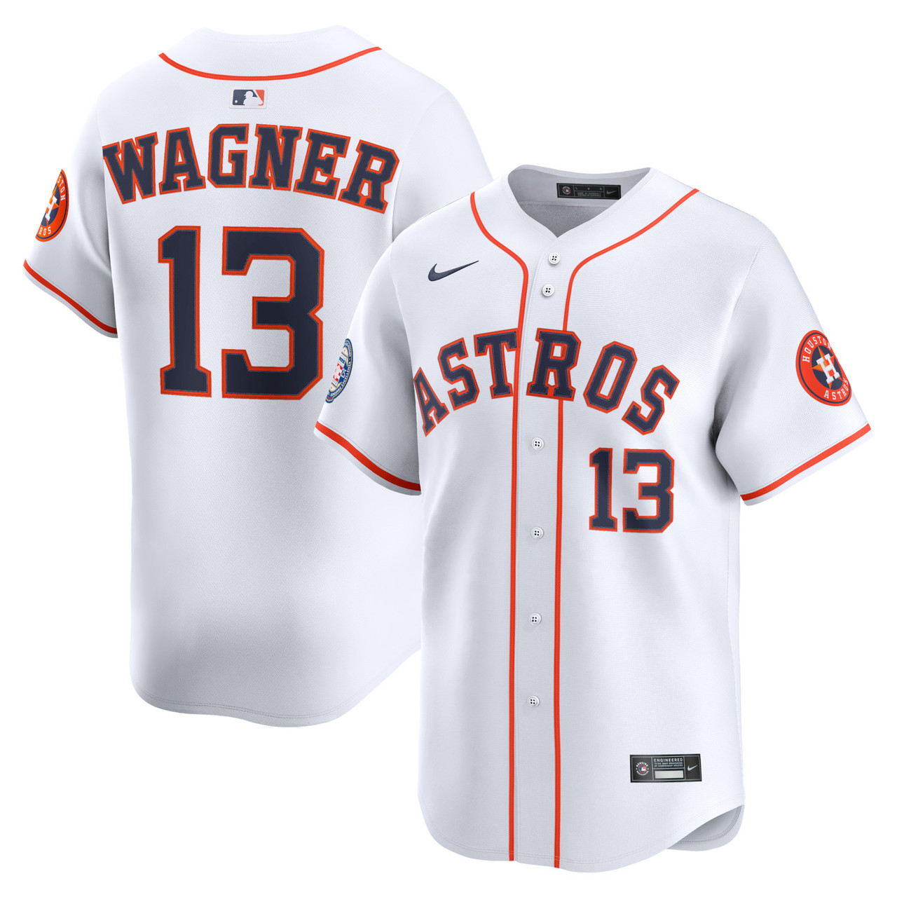 Men’s Nike Billy Wagner Hall of Fame 2025 Induction Official MLB Limited Houston Astros Home Jersey