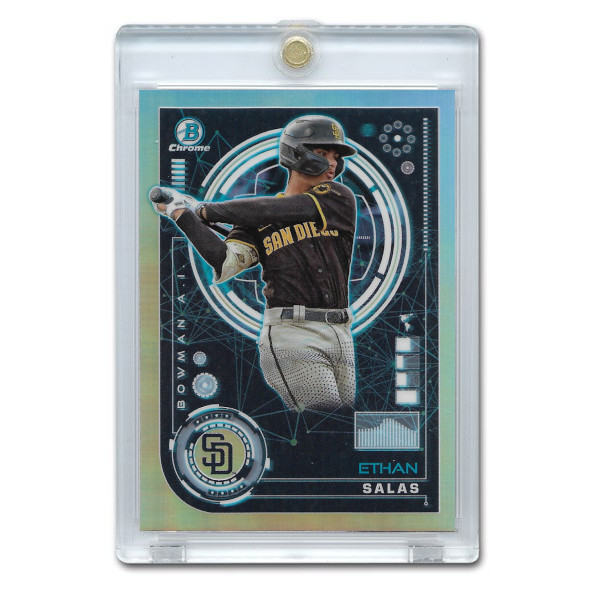 Ethan Salas 2024 Bowman Chrome AI # 14 Pre-Rookie Card