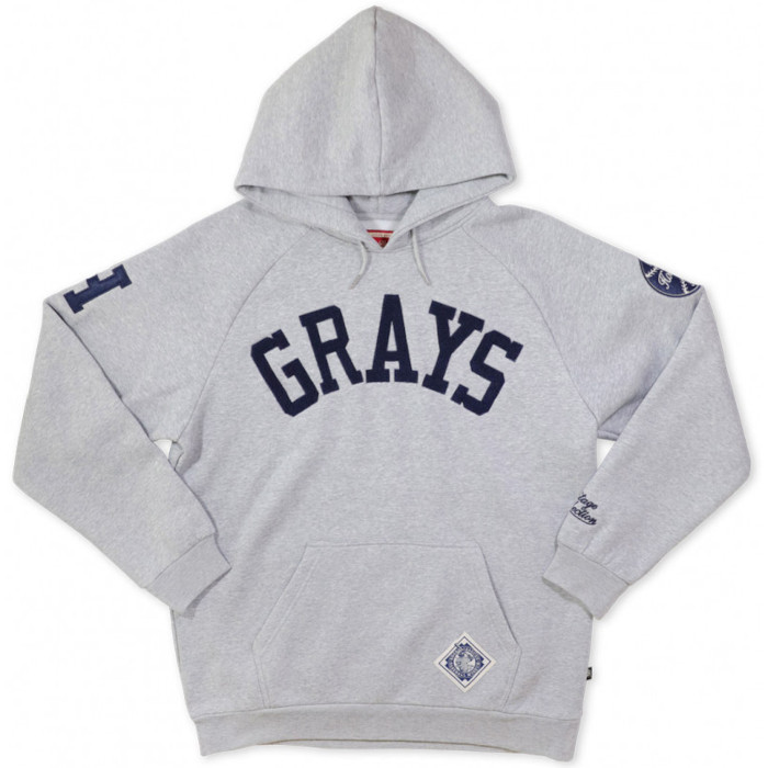 Homestead Grays Negro League Heritage Light Grey Hooded Sweatshirt