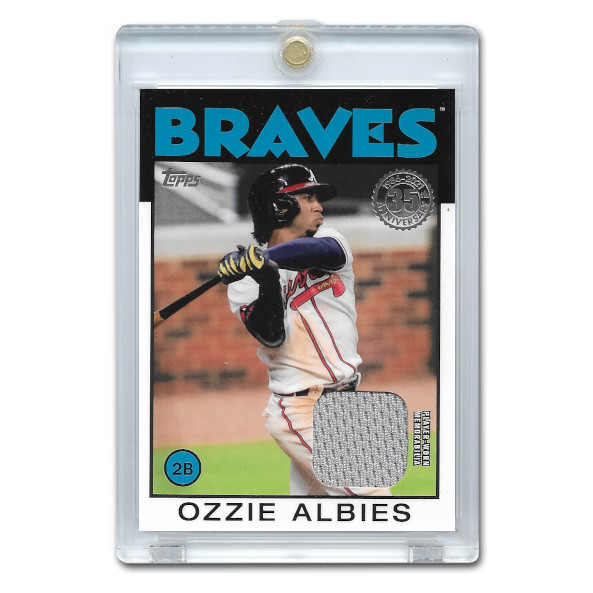 Ozzie Albies 2021 Topps Game Used 1986 Topps Relic 86R-OA