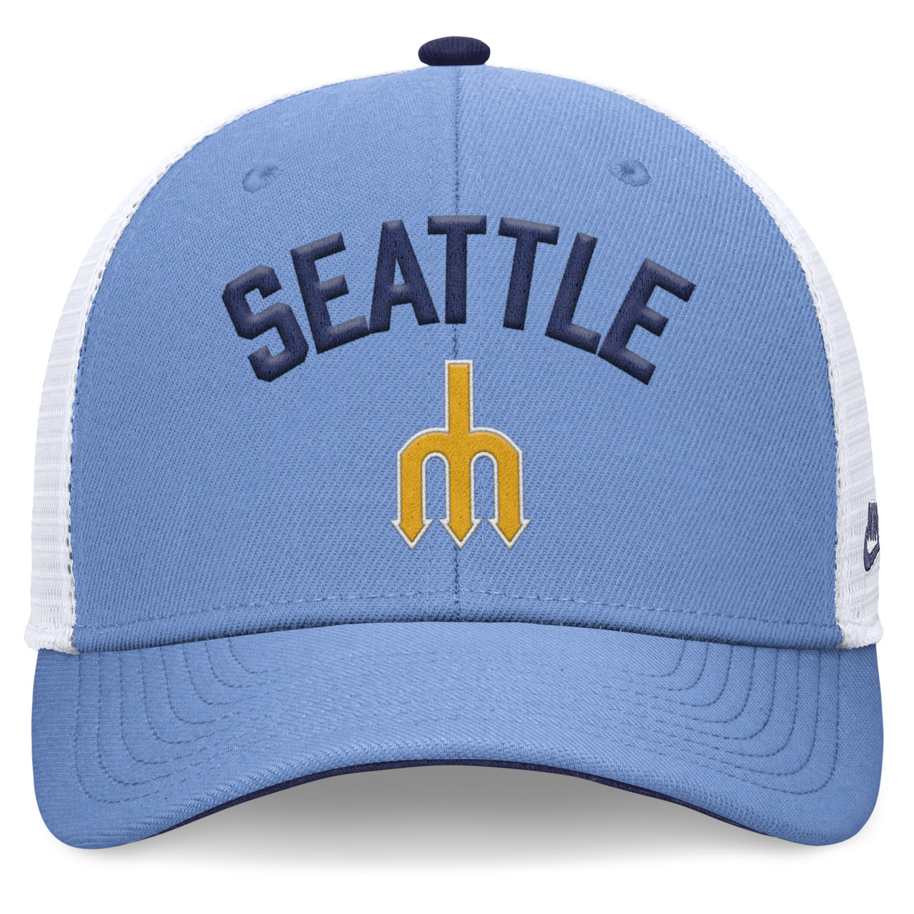 Men's Nike Seattle Mariners Cooperstown Collection Light Blue and