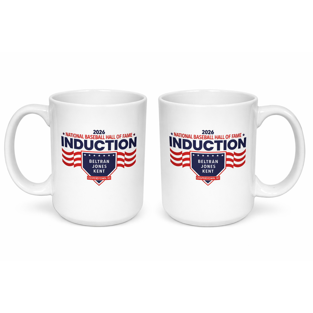 Baseball Hall of Fame 2026 Induction Logo 15 oz Mug