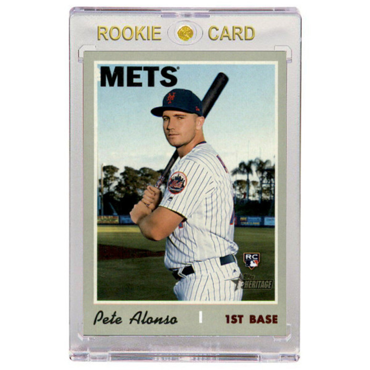 Pete Alonso New York Mets 2019 Topps Heritage # 519 Rookie Card