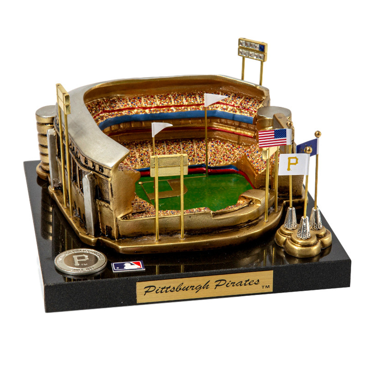 PNC Park- Home of the Pittsburgh Pirates Wood Print by Charles Ott - Fine  Art America