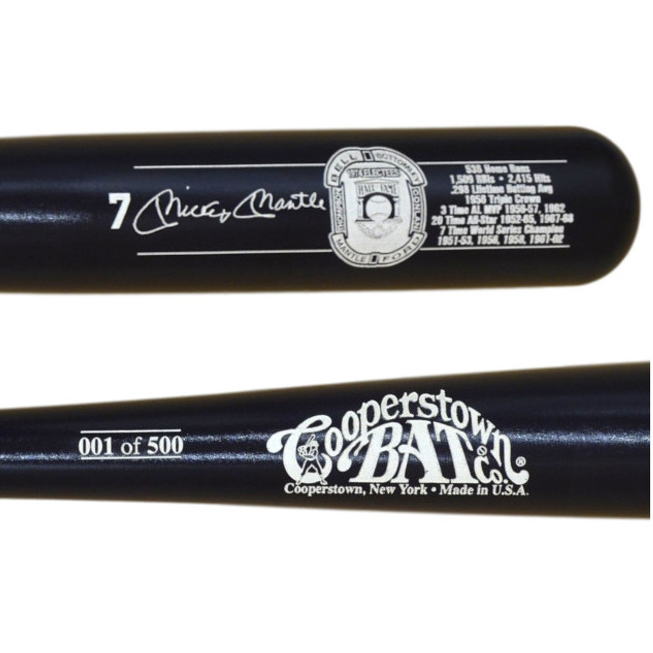 Mickey Mantle Limited Edition Signature Bats Set with Mini Louisville  Slugger