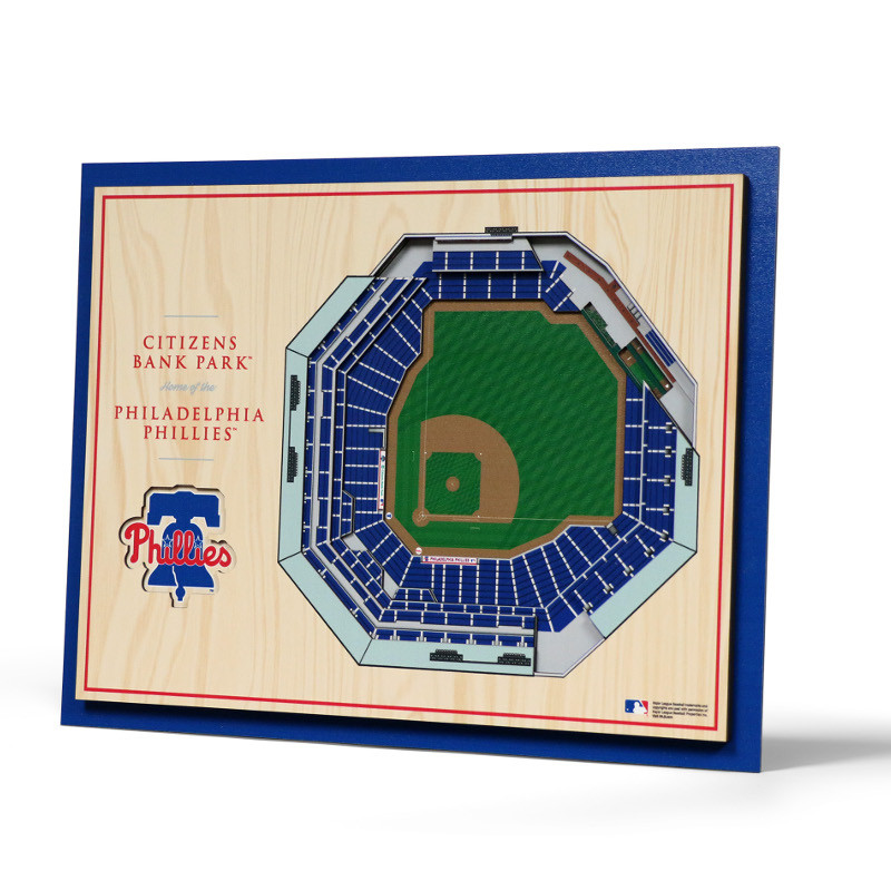 Philadelphia Phillies 5 Layer 17 x 13 StadiumViews 3D Wall Art