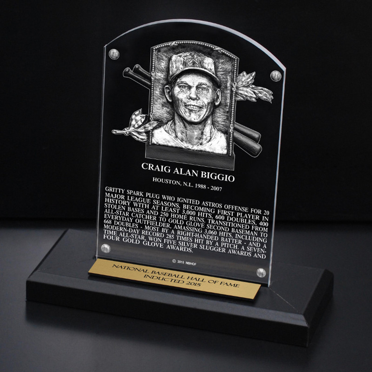 Craig Biggio MLB Hall of Fame Legends Composite Fine Art Print by