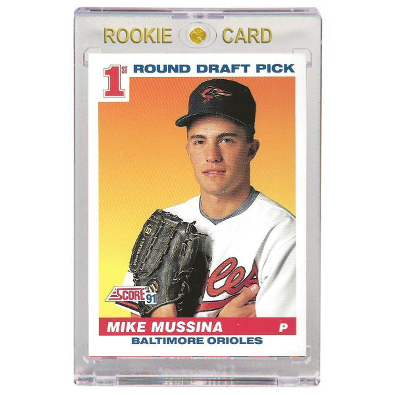 Mike Mussina Baltimore Orioles 1991 Score # 383 Rookie Card
