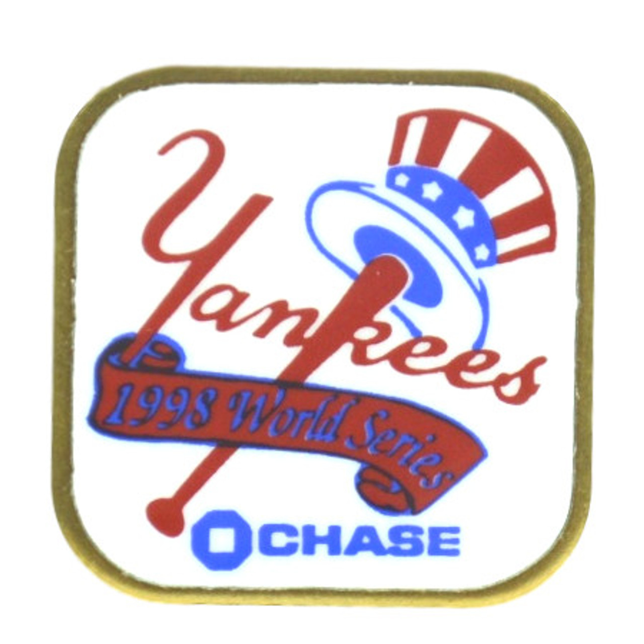 New York Yankees 1998 World Series Champions Logo Stadium Chase Pin