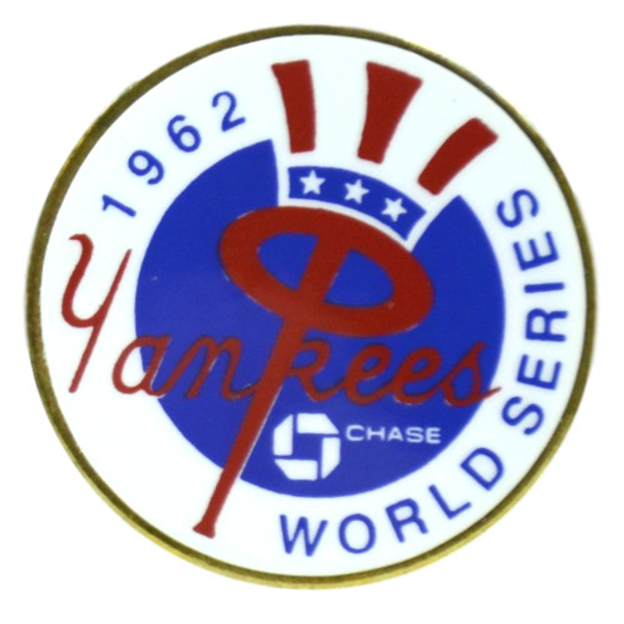 VINTAGE New York Yankees/Atlanta Braves 1996 World Series Pin NEW