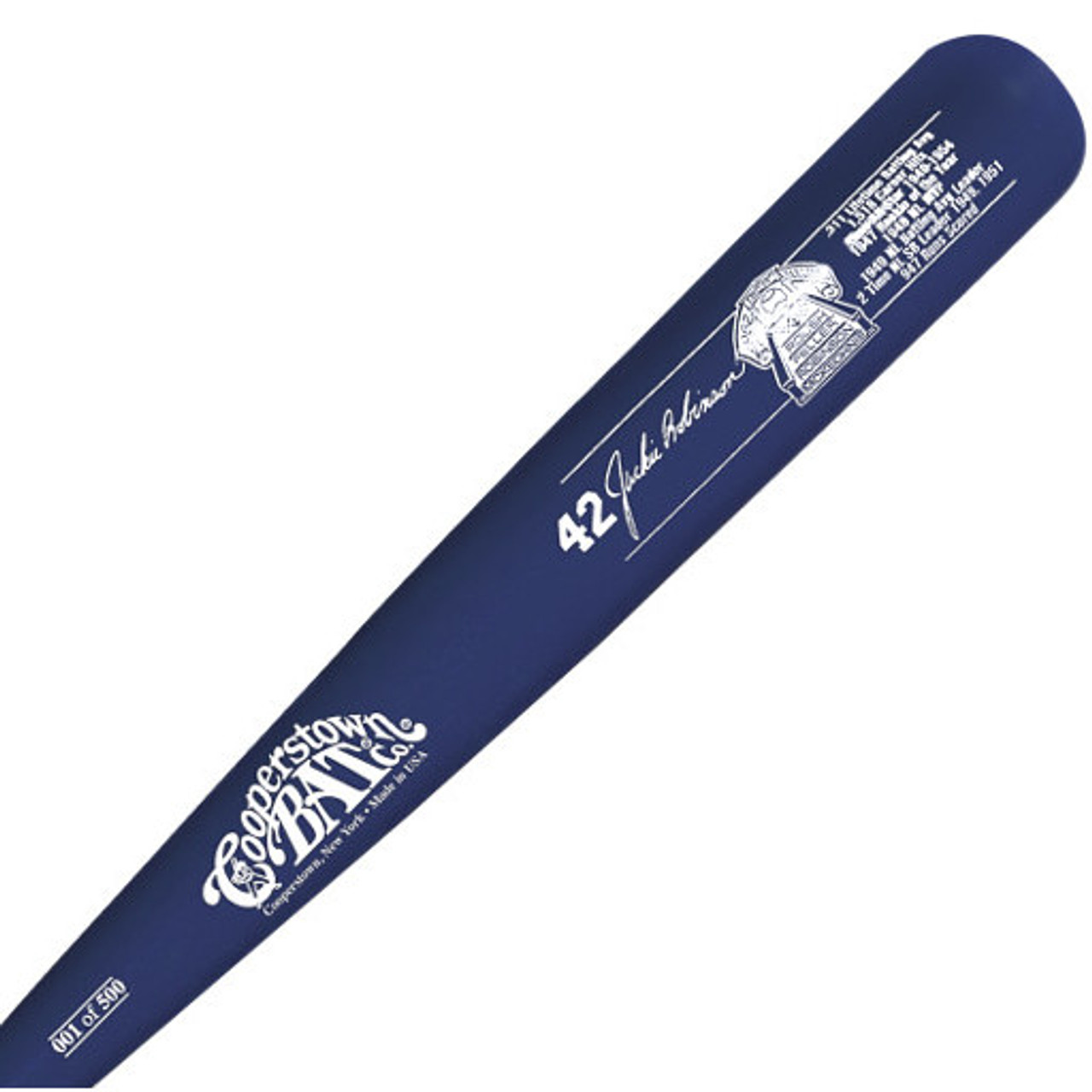 jackie robinson baseball bat value