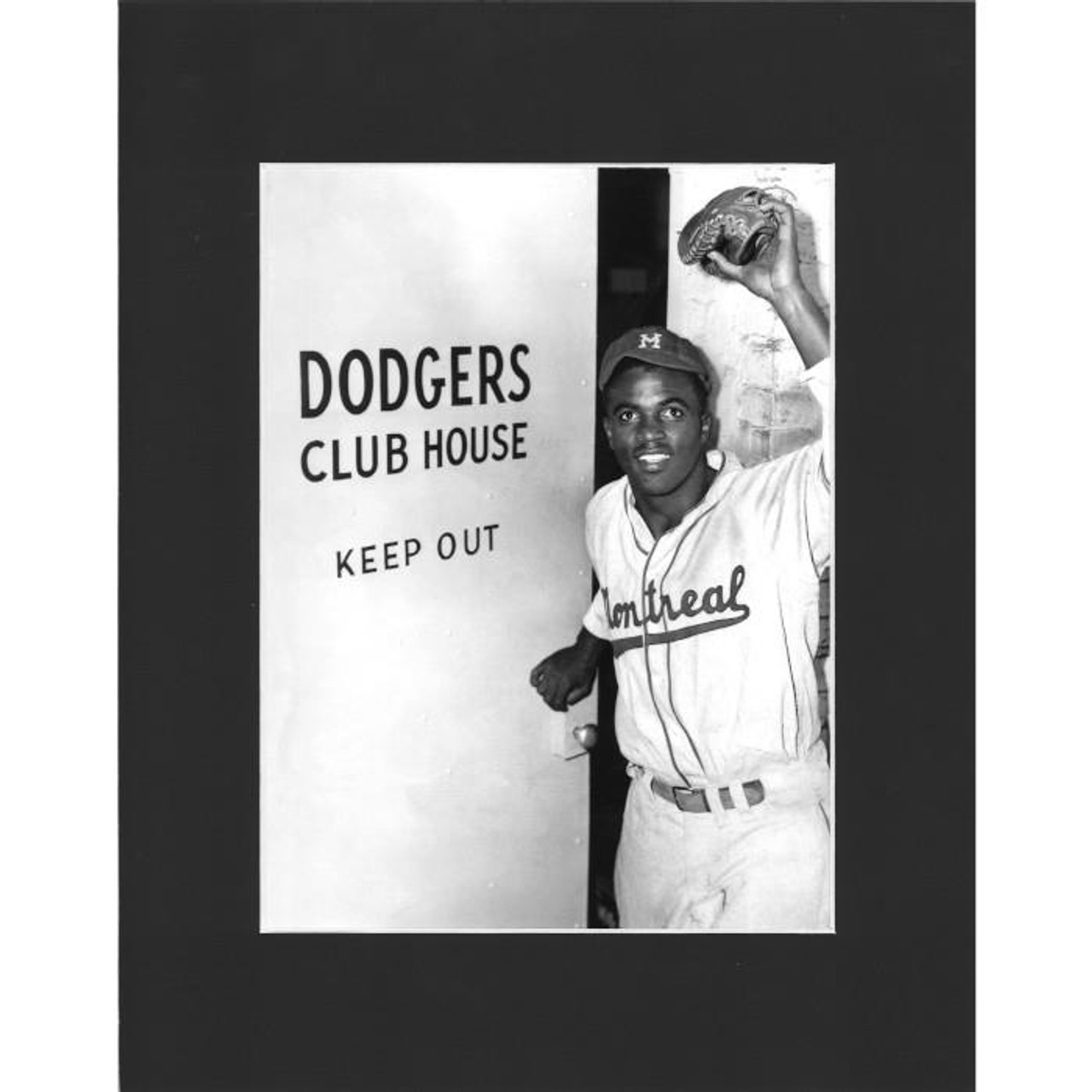 JACKIE ROBINSON 8X10 PHOTO BROOKLYN DODGERS BASEBALL PICTURE MLB PEE WEE  REESE