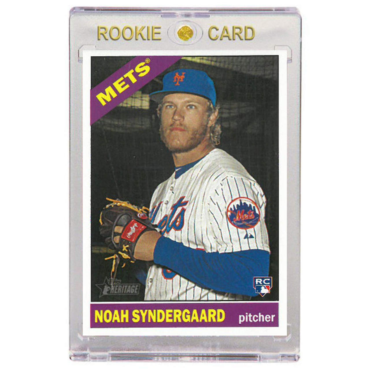 Noah Syndergaard New York Mets 2015 Topps Heritage # 618 Rookie Card