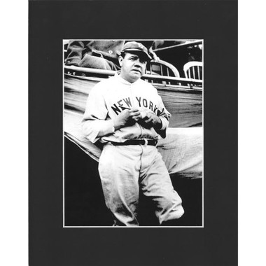 Signature display features a photograph of Ted Williams and Babe Ruth's  fist meeting. Signed by Ted