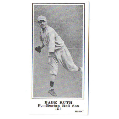 M101-5 Babe Ruth Reprint Rookie Card