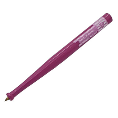 Baseball Hall of Fame Pink Bat Pen