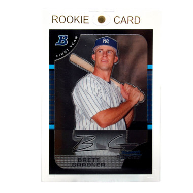 Brett Gardner New York Yankees 2005 Bowman Chrome # 85 Rookie Card