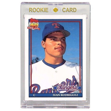 Ivan Rodriguez Texas Rangers 1991 Topps Traded # T101 Rookie Card